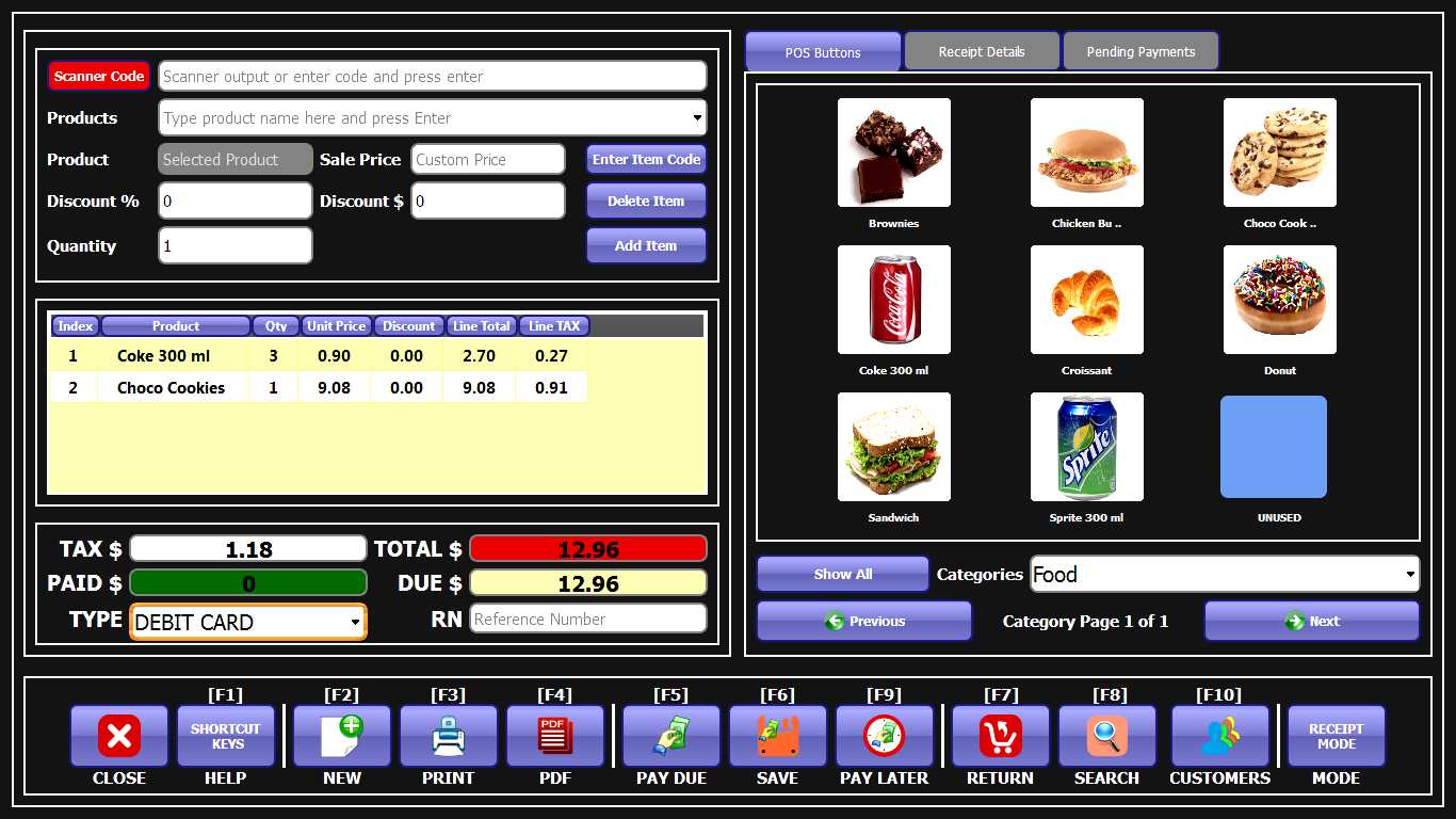 StarCode POS for restaurants and cafes